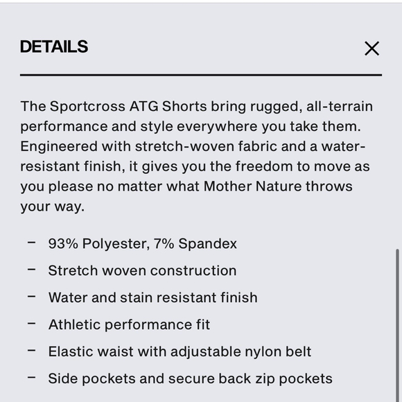 Municipal Sportcross ATG Shorts - Men’s Small, Blue Wing, Brand New ($89 price) - Picture 12 of 12